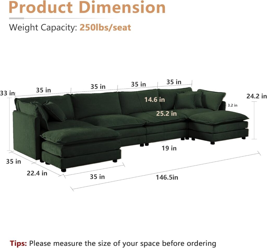 Mikibama modular sectional rearranged to show layout flexibility.